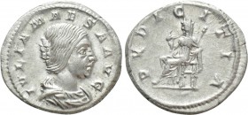 JULIA MAESA (218-224/5). Denarius. Rome