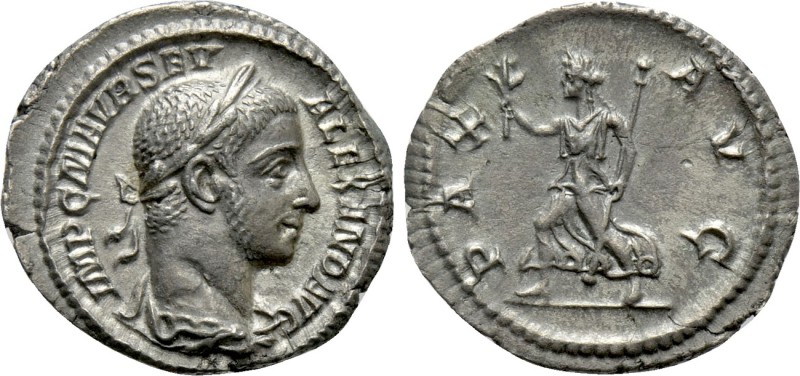SEVERUS ALEXANDER (222-235). Denarius. Rome

Obv: IMP C M AVR SEV ALEXAND AVG....