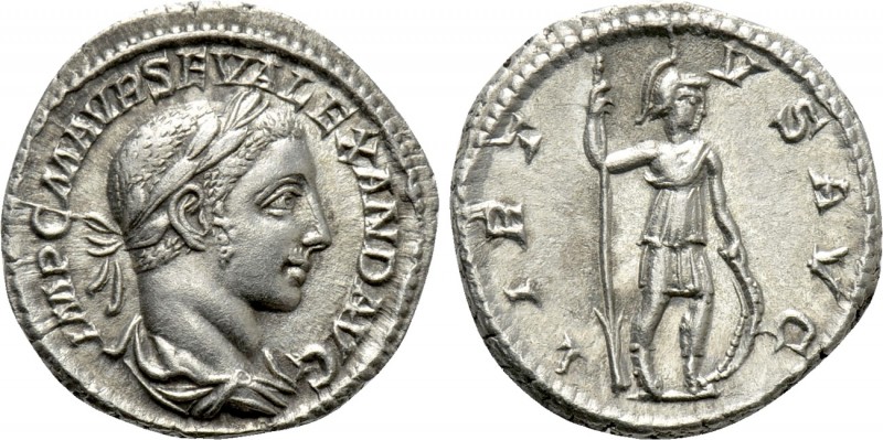 SEVERUS ALEXANDER (222-235). Denarius. Rome

Obv: IMP C M AVR SEV ALEXAND AVG....