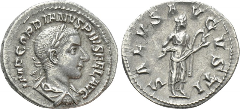 GORDIAN III (238-244). Denarius. Rome

Obv: IMP GORDIANVS PIVS FEL AVG. Laurea...