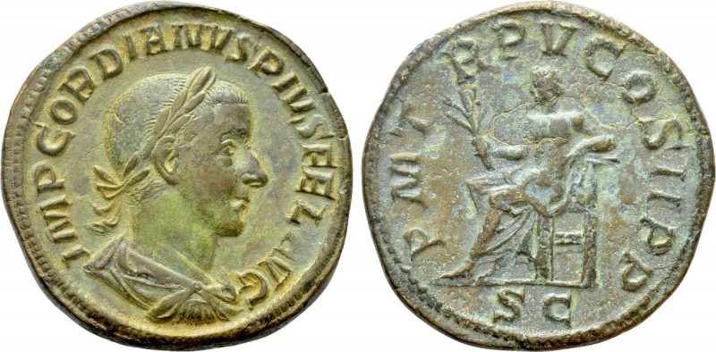 GORDIAN III (238-244). Sestertius. Rome

Obv: IMP GORDIANVS PIVS FEL AVG. Laur...
