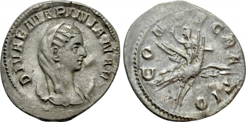 DIVA MARINIANA (Died before 253). Antoninianus. Rome. Struck under Valerian I
...