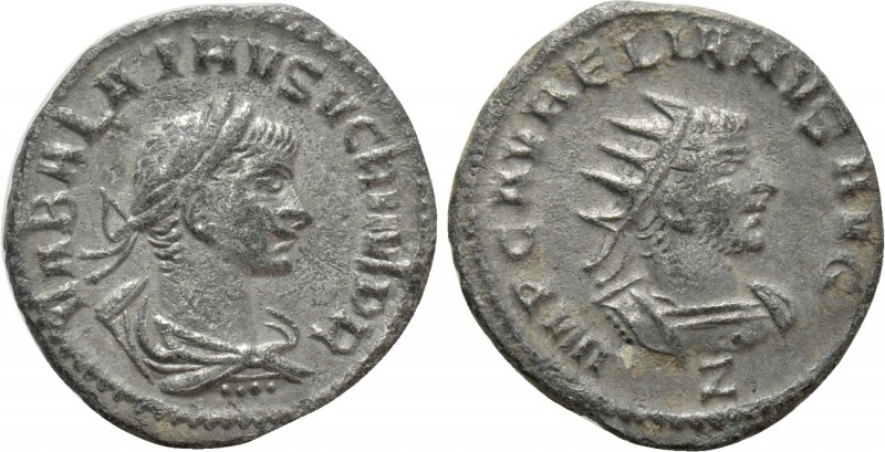 AURELIAN with VABALATHUS (270-275). Antoninianus. Antioch

Obv: VABALATHVS V C...