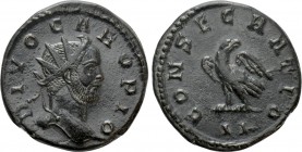 DIVUS CARUS (Died 283). Antoninianus. Lugdunum