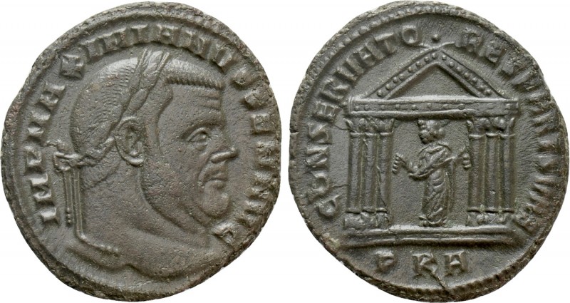 MAXIMIANUS HERCULIUS (Second reign, 307-308). Follis. Carthage

Obv: IMP MAXIM...