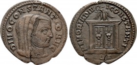 DIVUS CONSTANTIUS I (Died, 306). Follis. Aquileia. Struck under Maxentius