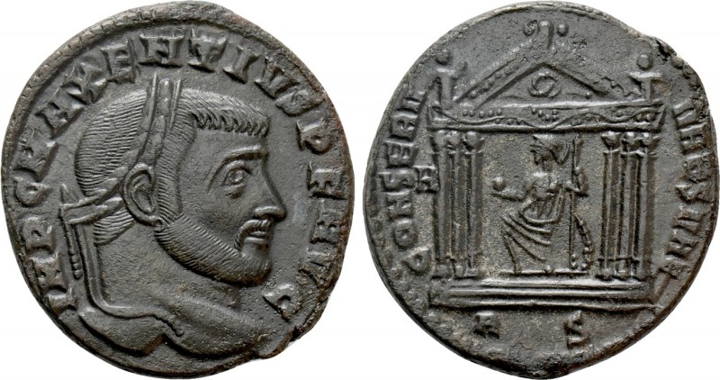 MAXENTIUS (307-312). Follis. Rome

Obv: IMP C MAXENTIVS P F AVG. Laureate head...