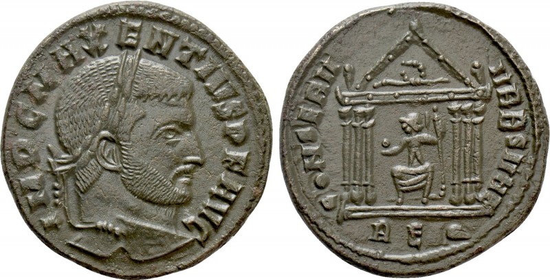 MAXENTIUS (307-312). Follis. Rome

Obv: IMP C MAXENTIVS P F AVG. Laureate head...