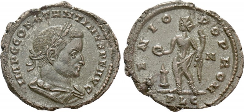 CONSTANTINE I (Caesar, 306-309). Follis. Lugdunum

Obv: IMP C CONSTANTINVS P F...