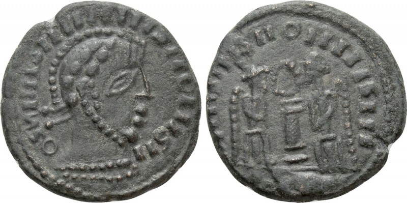 CONSTANTINE I 'THE GREAT' (307/10-337). Follis. Contemporary imitation

Obv: L...