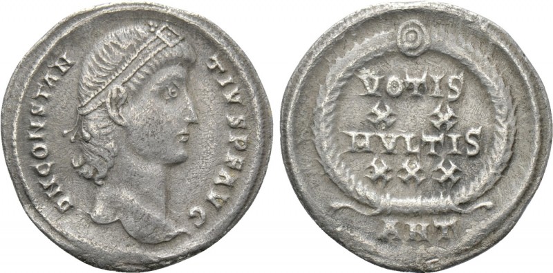 CONSTANTIUS II (337-361). Siliqua. Antioch

Obv: D N CONSTANTIVS P F AVG. Diad...