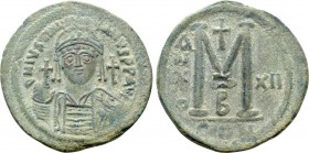 JUSTINIAN I (527-565). Follis. Constantinople. Dated RY 12 (538/9)