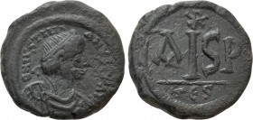 JUSTINIAN I (527-565). 16 Nummi. Thessalonica