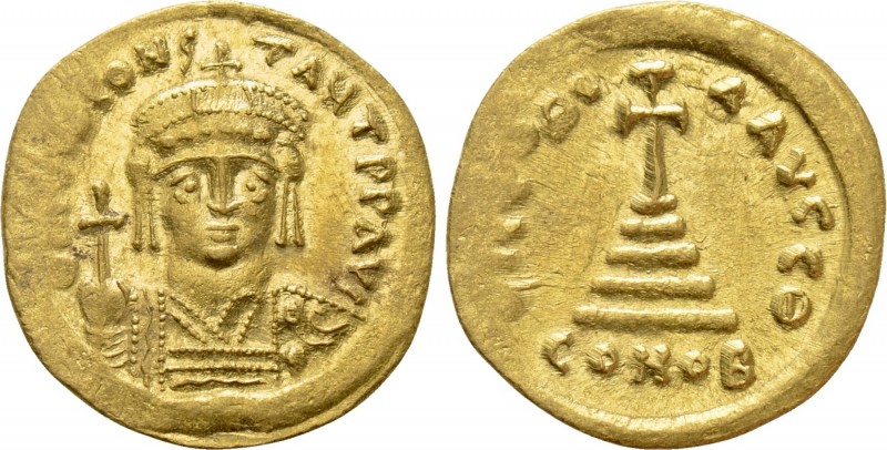 TIBERIUS II CONSTANTINE (578-582). GOLD Solidus. Constantinople

Obv: δ M TIЬ ...
