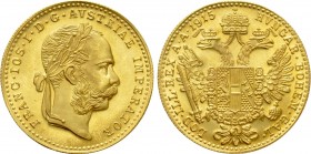 AUSTRIAN EMpire. Franz Joseph I (1848-1916). GOLD Dukat (1915). Wien (Vienna). Restrike issue