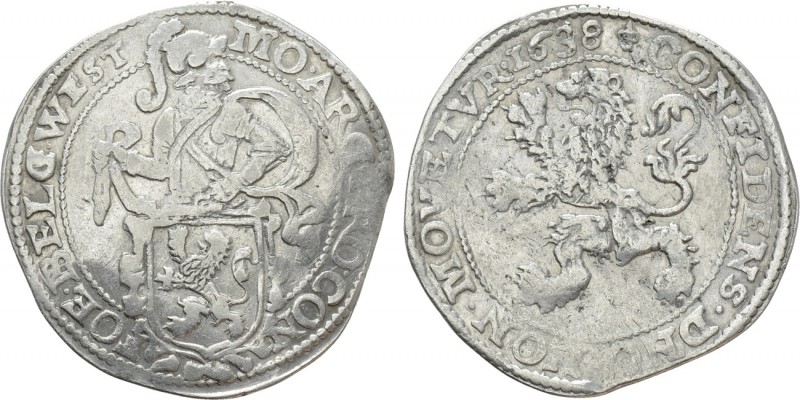 NETHERLANDS. West Friesland. Lion Dollar or Leeuwendaalder (1638)

Obv: MO ARG...