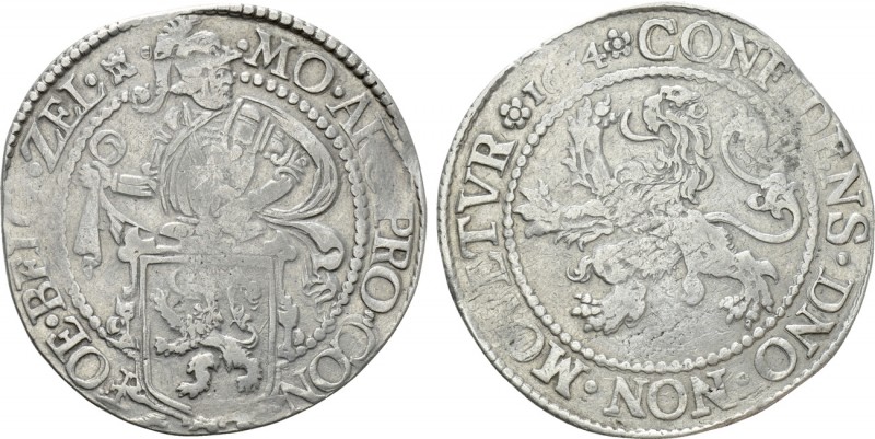 NETHERLANDS. Zeeland. Lion Dollar or Leeuwendaalder (1664)

Obv: MO ARG PRO CO...