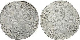 NETHERLANDS. Zeeland. Lion Dollar or Leeuwendaalder (1664)