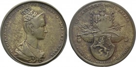 AUSTRIA. Maria Anna (Empress consort, 1830-1848). Cast Medal (1836). Commemorating her Coronation in Prague
