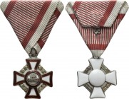 AUSTRIAN EMPIRE. Franz Joseph I (1848-1916). Militärverdienskreuz 
III. Klasse mit Kriegsdekoration