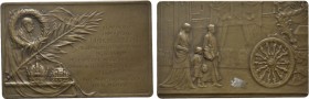 AUSTRIAN EMPIRE. Franz Joseph I (1848-1916). Bronze Plaque (1916). By A. Kautsch. Commemorating the Funeral of Franz Jospeh I