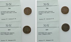 2 Modern Coins; Switzerland and Netherlands