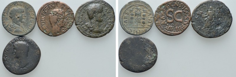 4 Roman Coins

Obv: . Rev: . . Condition: See picture. Weight: g. Diameter: mm...