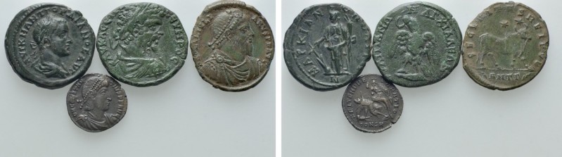 4 Roman Coins

Obv: . Rev: . . Condition: See picture. Weight: g. Diameter: mm...