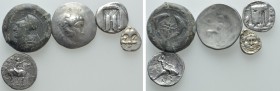 5 Greek and Celtic Coins