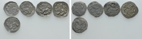5 German Medieval Coins