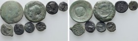 8 Greek Coins of Sicily