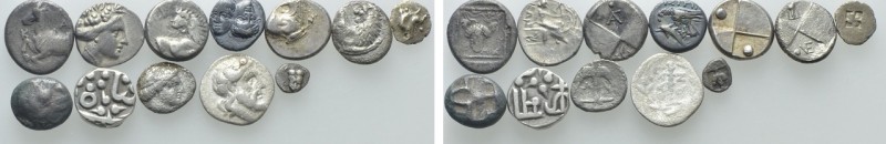 12 Greek Coins

Obv: . Rev: . . Condition: See picture. Weight: g. Diameter: m...