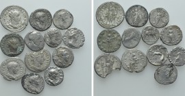 12 Roman Coins; Some Subaerate
