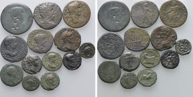 13 Roman Provincial Coins

Obv: . Rev: . . Condition: See picture. Weight: g. ...