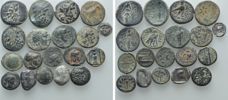 19 Greek Coins

Obv: . Rev: . . Condition: See picture. Weight: g. Diameter: m...