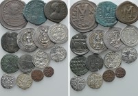 15 Coins; Byzantine Empire, Sasanian etc