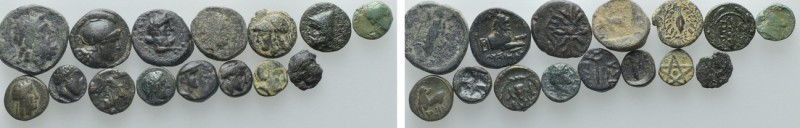 15 Greek Coins

Obv: . Rev: . . Condition: See picture. Weight: g. Diameter: m...