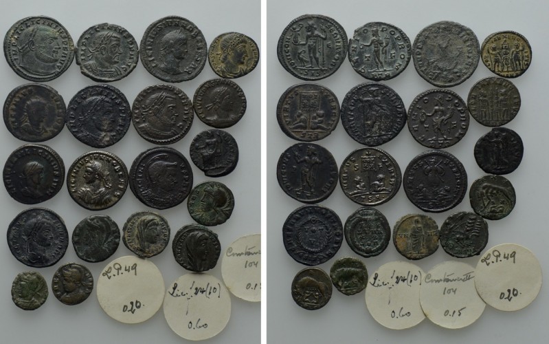 19 Roman Coins

Obv: . Rev: . . Condition: See picture. Weight: g. Diameter: m...