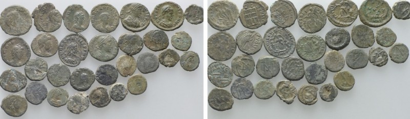 Circa 30 Roman and Byzantine Minimi

Obv: . Rev: . . Condition: See picture. W...