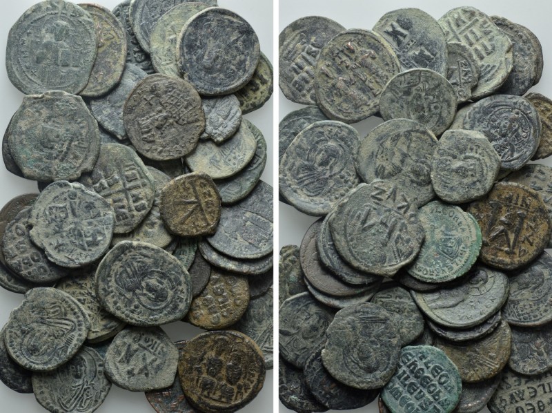 Circa 44 Byzantine Coins

Obv: . Rev: . . Condition: See picture. Weight: g. D...