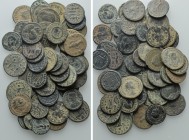 Circa 50 Late Roman Coins