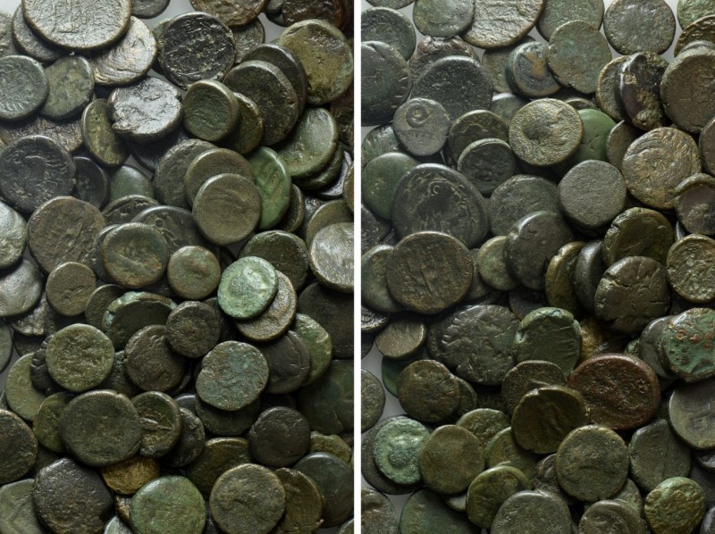 Circa 175 Greek Coins

Obv: . Rev: . . Condition: See picture. Weight: g. Diam...