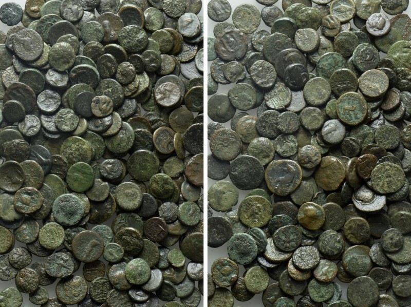 Circa 273 Greek Coins

Obv: . Rev: . . Condition: See picture. Weight: g. Diam...