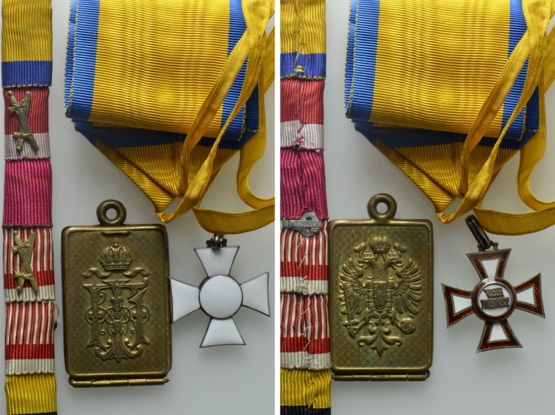 Austrian Medals etc

Obv: . Rev: . . Condition: See picture. Weight: g. Diamet...