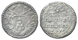 ROMA
Alessandro VII (Fabio Chigi), 1655-1667.
Grosso.
Ag
gr. 1,50
Dr. ALEXAN - VII PONT M. Stemma sormontato da triregno e chiavi decussate.
Rv....