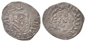 URBINO
Francesco II Maria della Rovere, 1574-1624. 
Due Grossi.
Ag
gr. 0,77
Dr. FRANC M II VRB DVX VI ET C. Stemma coronato.
Rv. SE / SINI. Iscr...