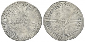 BELGIO
Fiandre. Filippo der Gute, 1419-1467.
Doppio Grosso, zecca di Lilie-Brugge.
Ag
gr. 3,07 
Taelman 85; Gelder-Hoc 9-2.
q. BB