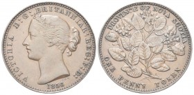 canada
Regina Vittoria, 1837-1901.
Penny-Token 1856.
Æ
gr. 14,60
Dr. Testa diademata a s.
Rv. Pianta di biancospino.
KM#6.
Buon BB