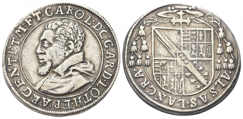 germania
Karl Von Lothringen, 1592-1607.
Strasburgo. 1/4 Taler.
Ag
gr. 7,53...