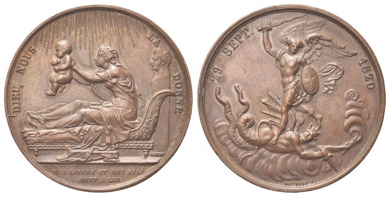 NAPOLI
Carolina di Borbone, 1798-1870.
Medaglia 1820 opus Gayrand.
Æ
gr. 31,...